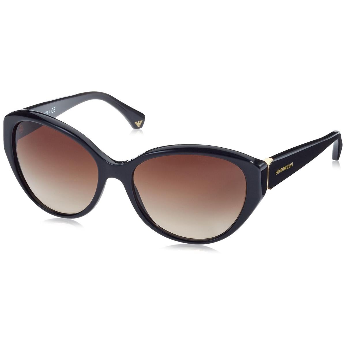 Emporio Armani Sunglasses EA 4037 5017/13 Black / Brown Gradient Lens