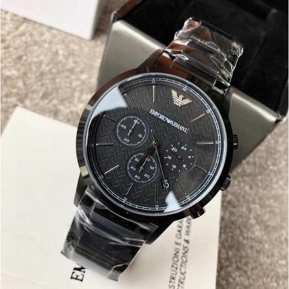 Emporio Armani Black Dial Chronograph Quartz Watch AR2485