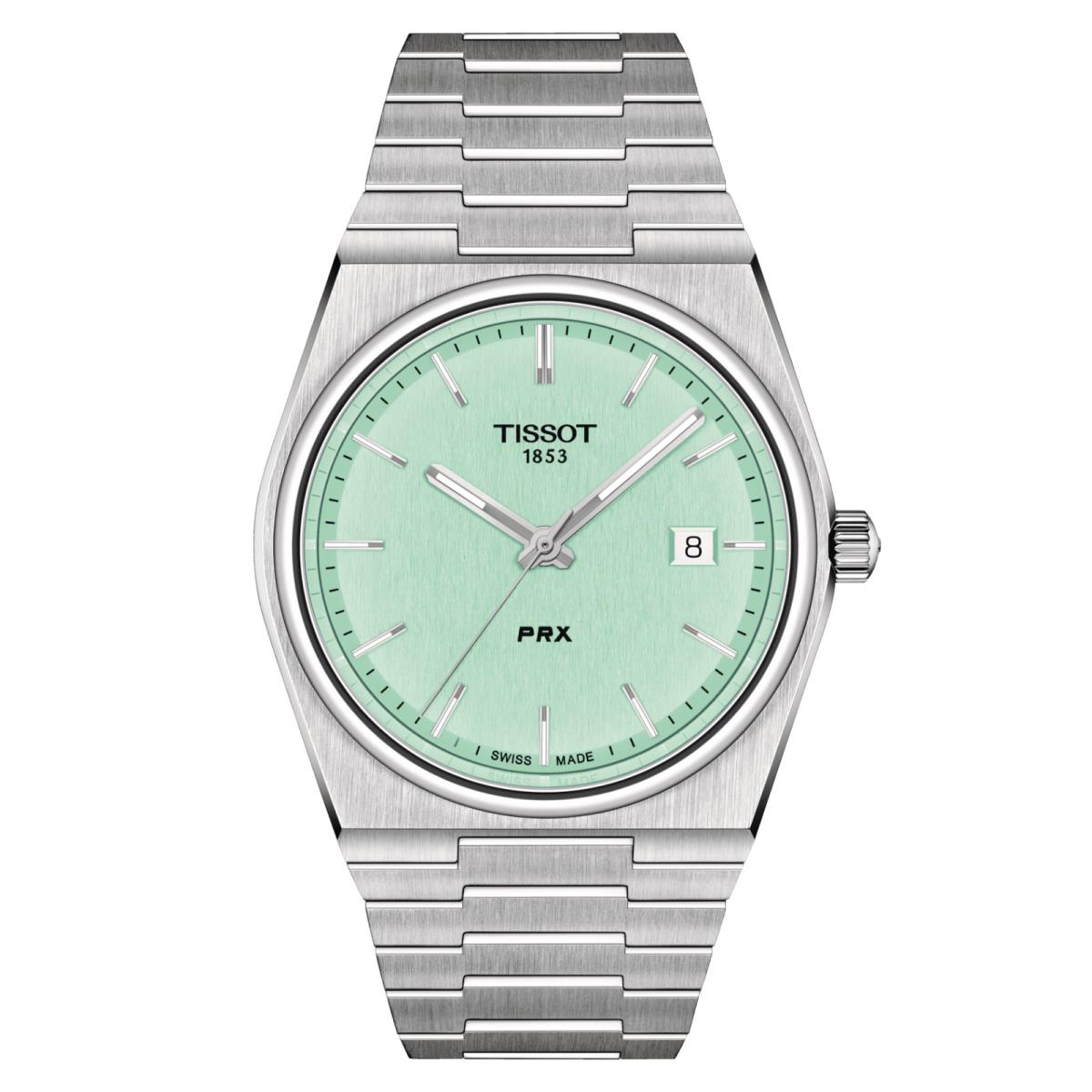 Tissot Prx Light Green 40MM Quartz Watch T137.410.11.091.01