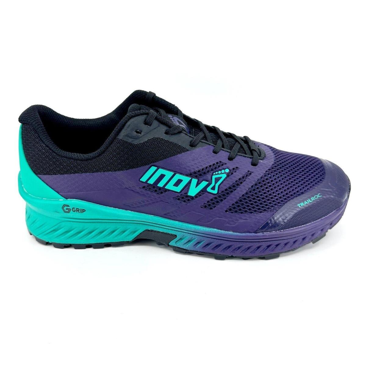 Inov8 Trailroc 280 Purple Green Black Womens Hiking Outdoor Trail Shoes Sneakers