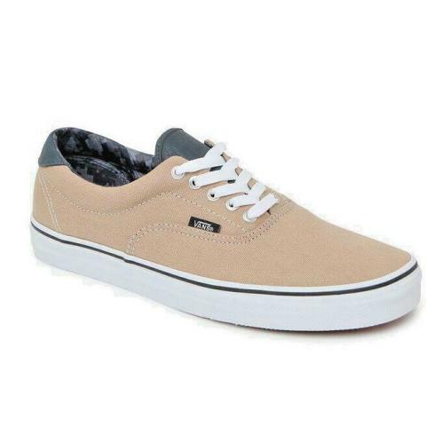 Vans Era 59 Canvas Leather Skate Shoes Khaki/Camo