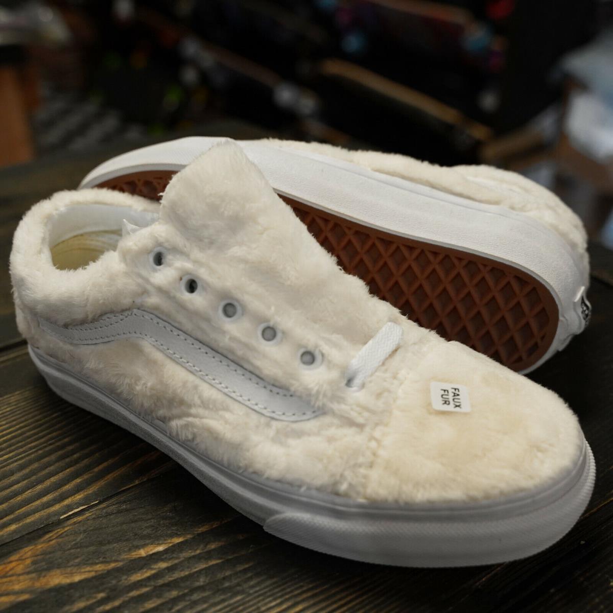 Vans Old Skool Sherpa Turtle Dove Women`s Size 6 Skate Shoes