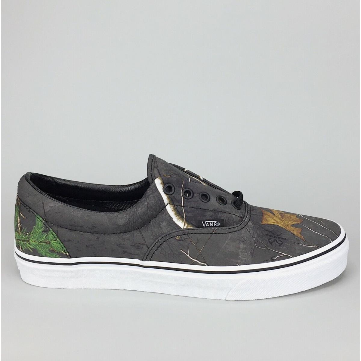 Vans Era Skate Shoe `realtree Xtra` Meteorite Gray Camouflage Skate Shoe