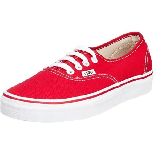Vans Classic Canvas Red White Skate Men Women Shoes - Red