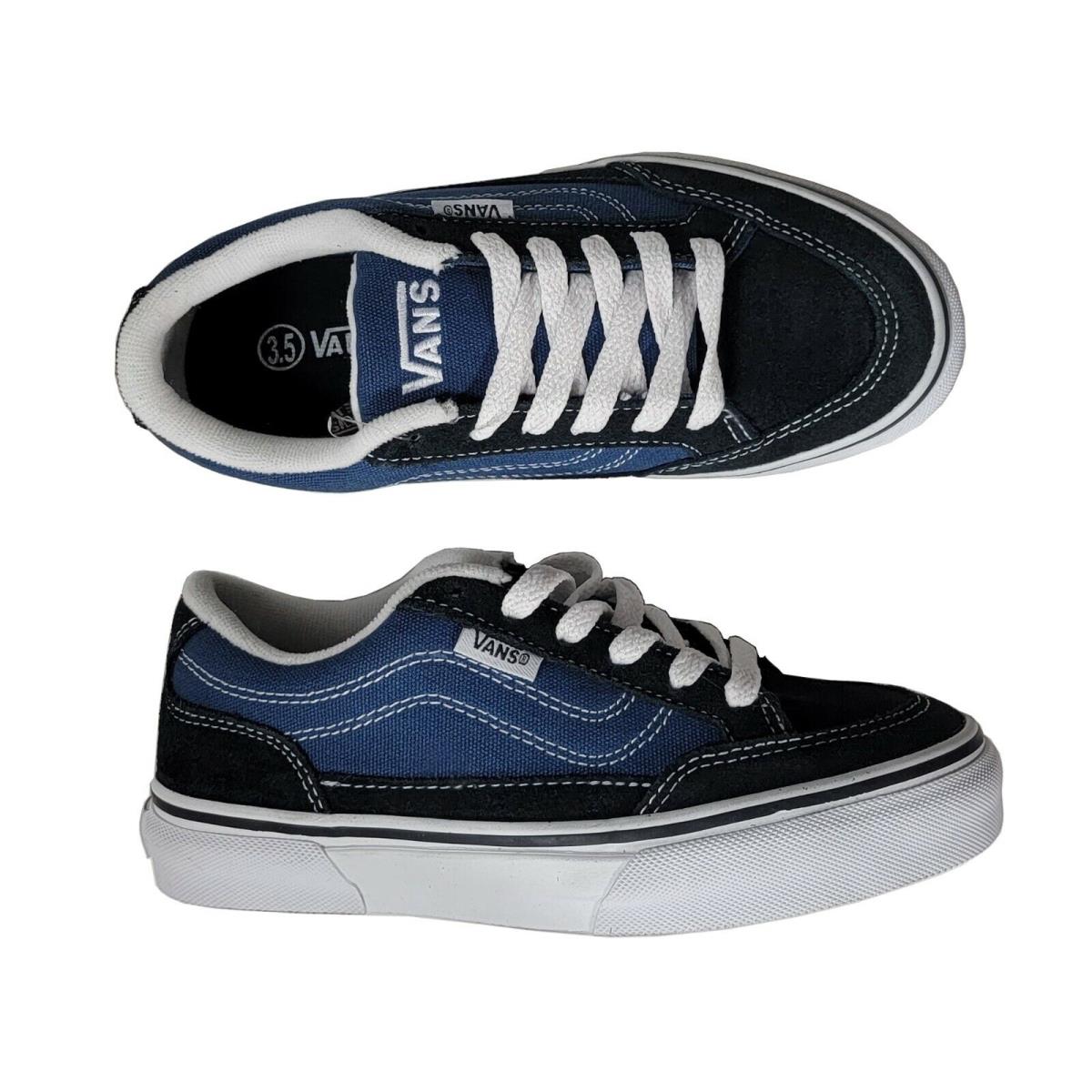 Vans Grade School Big Kids Bearcat Casual Shoes Navy/stv Navy 5524075 Classic