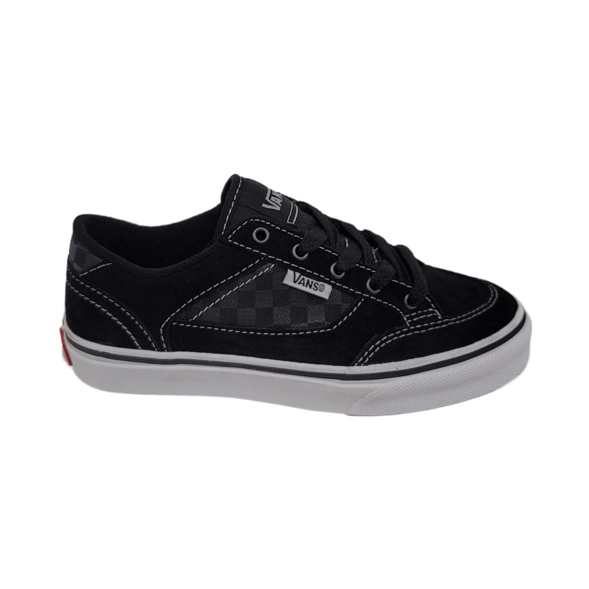 Vans Preschool Brasco Shoe Black/black/checker White VN-0XGDYG7