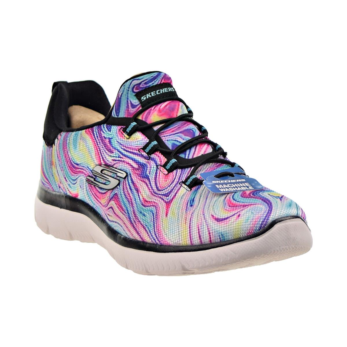 Skechers Summits Brilliant Dreamer Women`s Shoes Black-multi 149930-BKMT