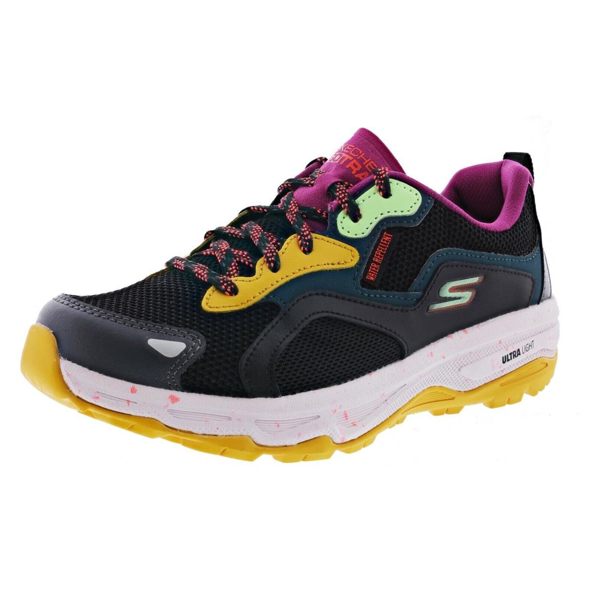 Skechers Women`s GO Run Trail Altitude-backwoods 128202 Trail Running Shoes BLACK / MULTI