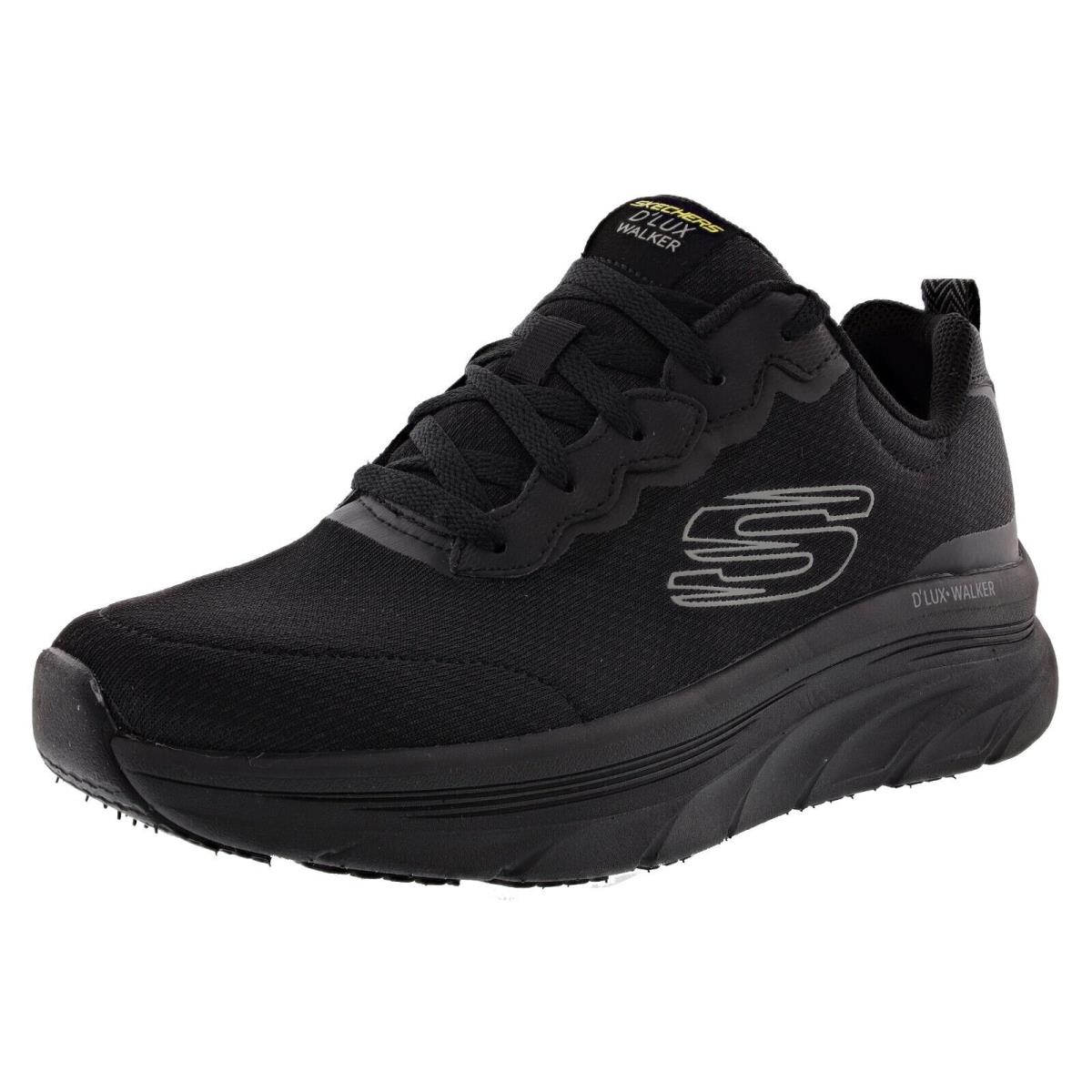 Skechers Men`s D`lux Walker-scrambler 232264BKCC Walking Shoes BLACK / CHARCOAL