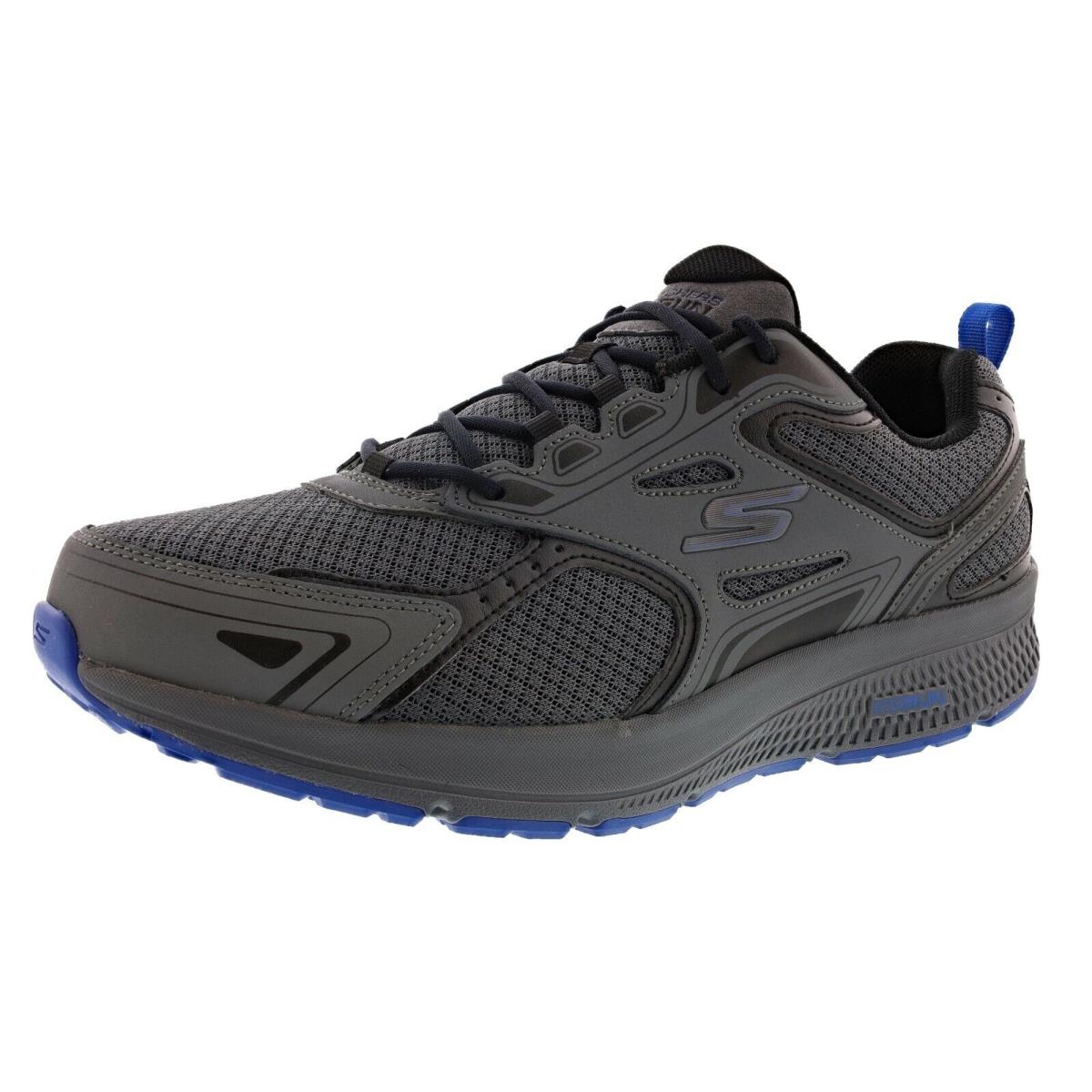 Skechers Men S GO Run Consistent 220034WW/CCBL 4E Width Training Running Shoes CHARCOAL / BLUE
