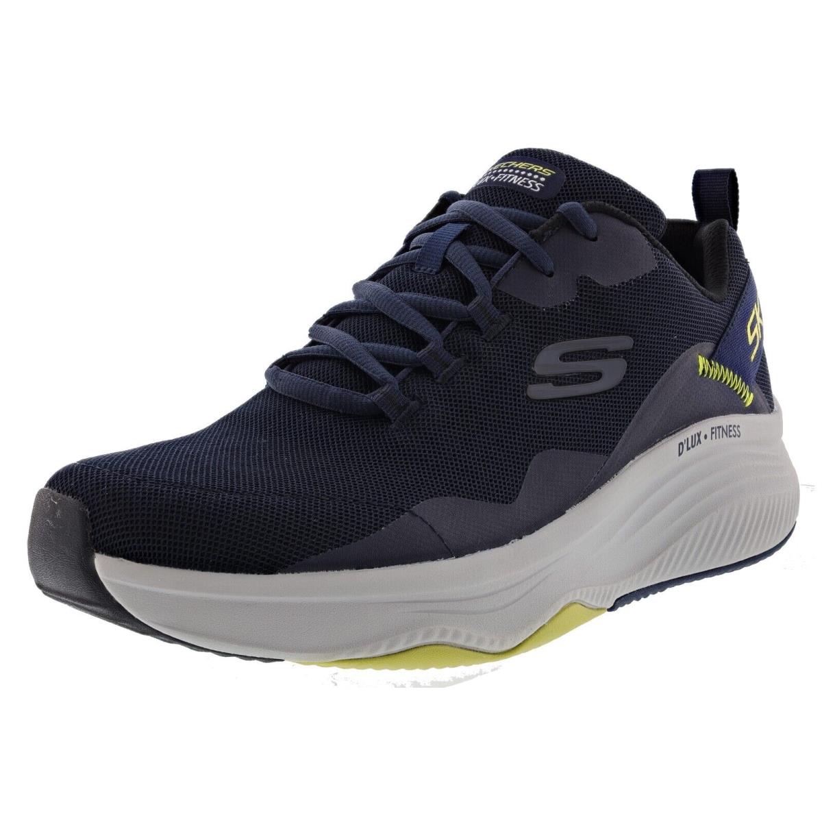 Skechers Men`s D`lux Walker-roam Free 232358NVY Relaxed Fit Walking Shoes NAVY