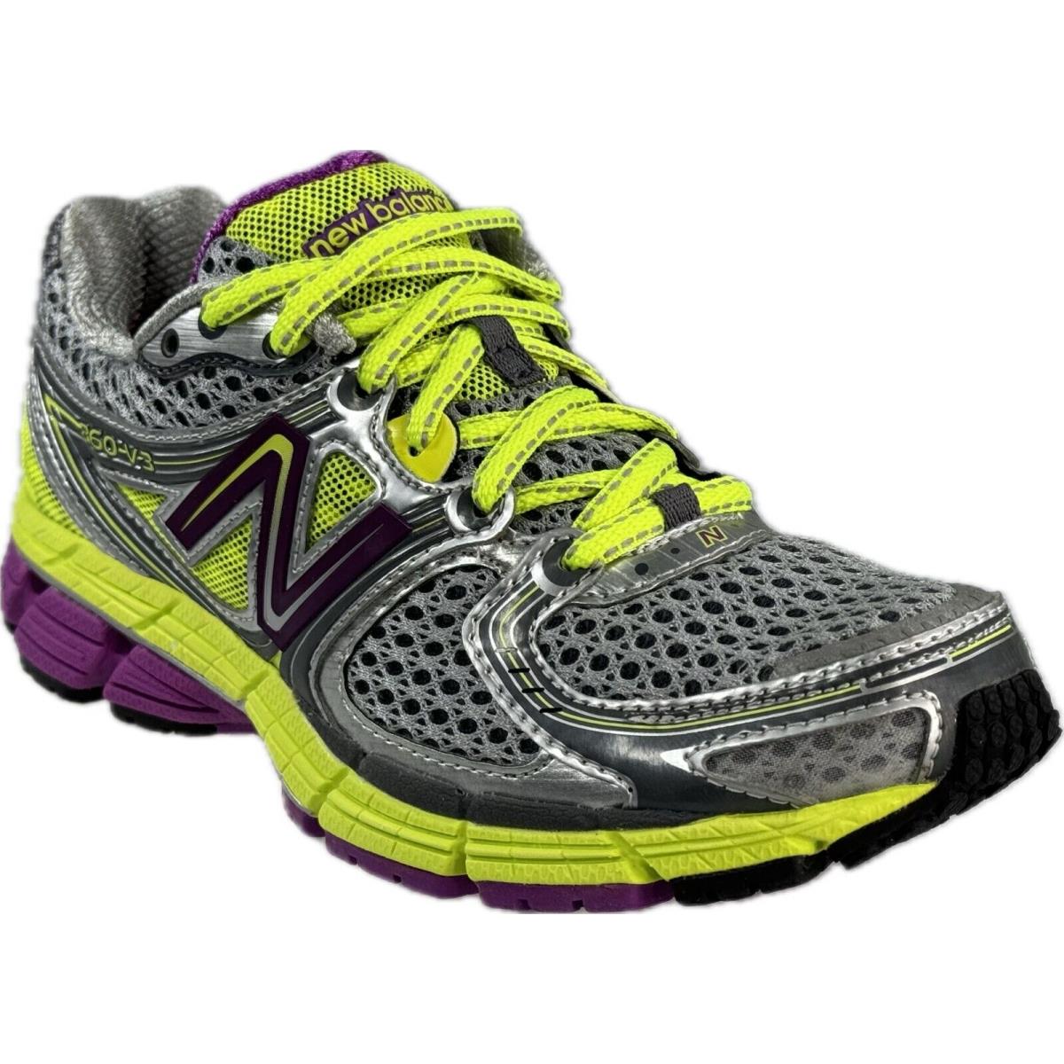 New Balance Women`s 860v3 Gray/silver Running Shoes SZ 5.5 2A W860YG3