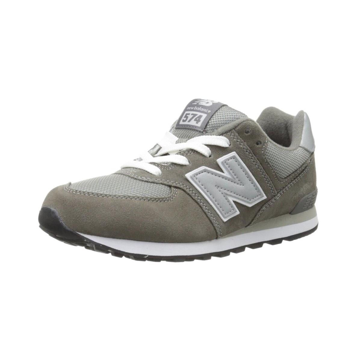 New Balance 574 Big Kids Running Shoes Sneakers KL574GSG - Grey/white