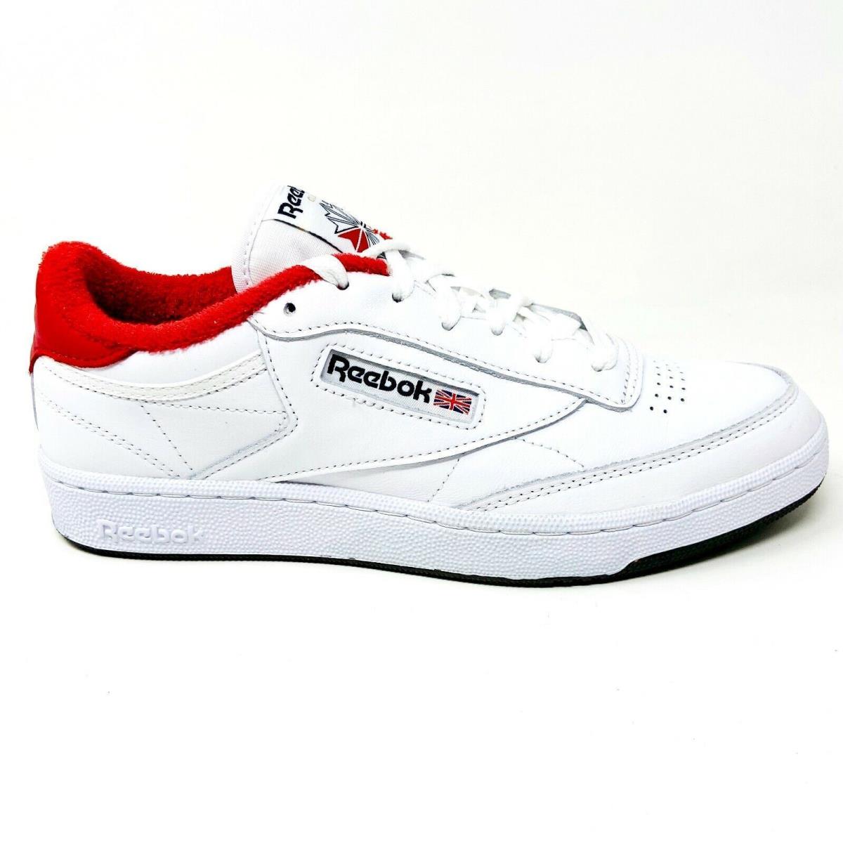 Reebok Club C 85 Eric Emanuel White Red Mens Shoes Casual Sneakers FY3412