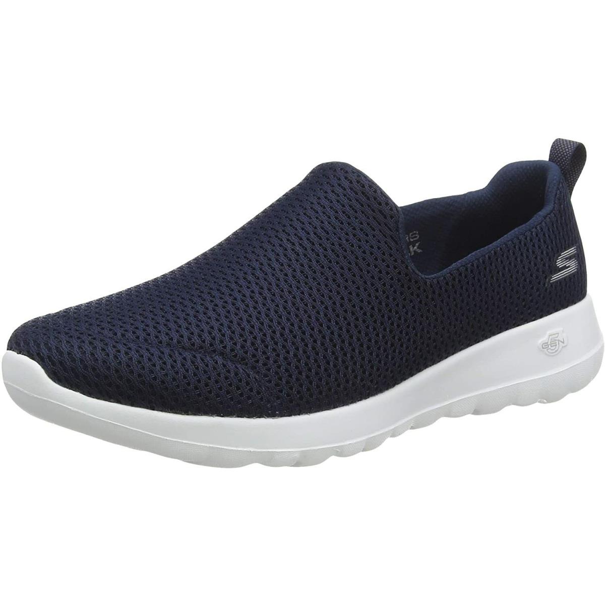 Skechers Women`s Go Walk Joy 15601 Athletic Shoe Size 6.5 Colors Blue White - Blue & White