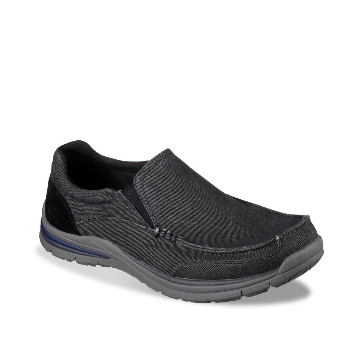 Skechers Men`s Superior Vorado Memory Shoes 65195 Black Size 10