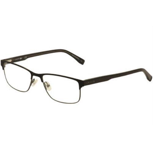 Lacoste Men`s Eyeglasses L2217 L/2217 001 Matte Black Rim Optical Frame 54mm