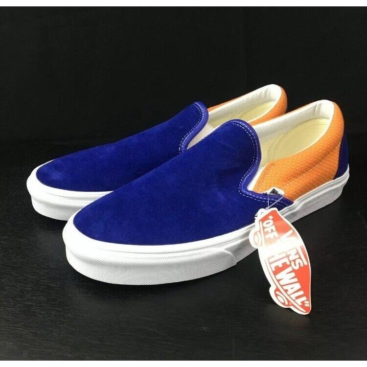 Vans Classic Slip On Suede Royale Blue Apricot Buff Size 6.5 | 020167011138 - Vans shoes - Multicolor | SporTipTop