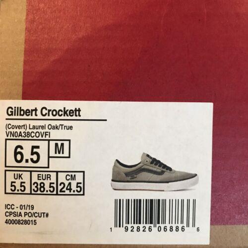 Vans shoes Gilbert Crockett - Laurel Oak Gray Grey Black White 4