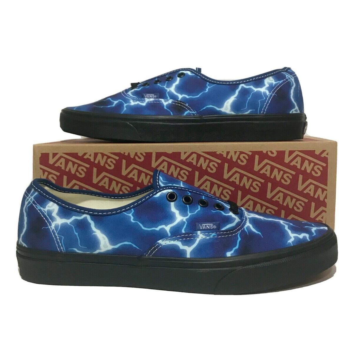 Vans Lightning Style Mens Size 9 Sneaker Blue Shoes Skateboarding