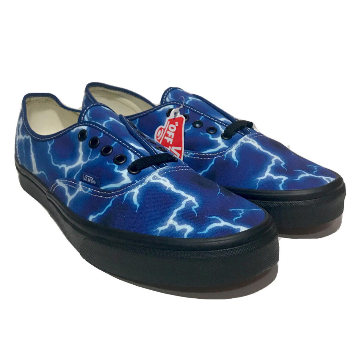 Vans Lightning Style Mens Size 10 Sneaker Blue Shoes Skateboarding