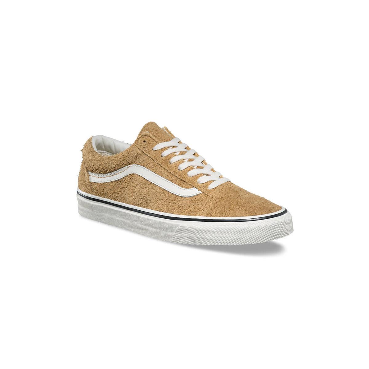 Vans Old Skool Fuzzy Suede- Medal Bronze-men`s 7 Women`s 8.5 - Brown