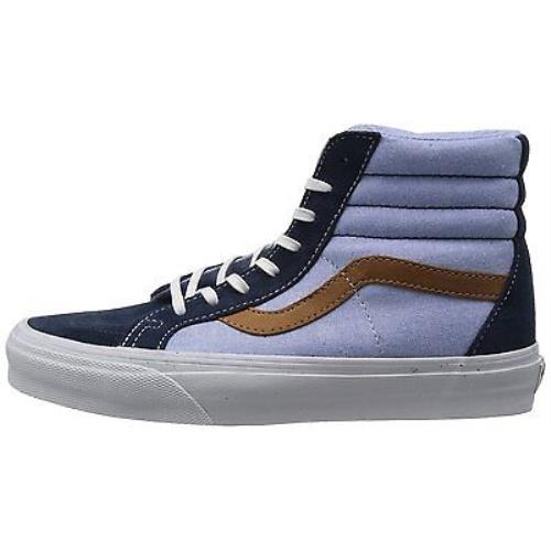 Vans SK8-HI Reissue CA C P Dress Blues Men`s Skate Shoes Size 7.5 US Plaid - 