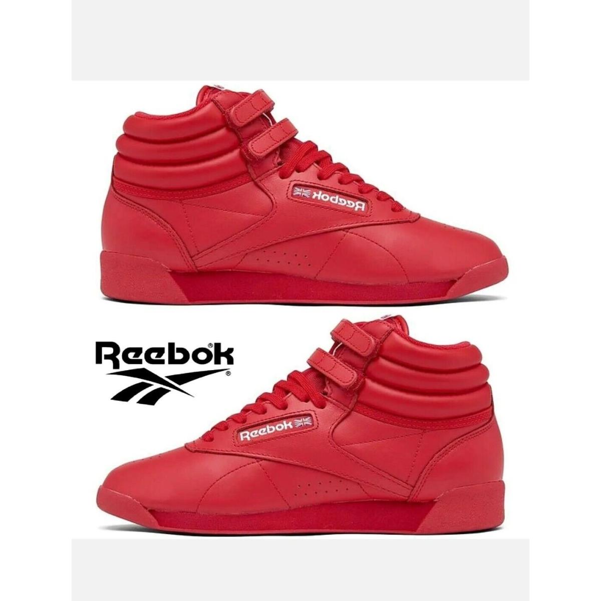 Reebok Freestyle Hi 5411 Ltd Women Casual Retro Shoe Red - Red