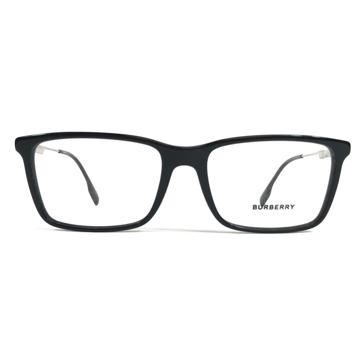 Burberry Eyeglasses Frames B2339 3001 Harrington Black Silver Full Rim 55-17-145