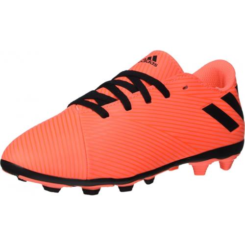 Adidas Men`s Nemeziz 19.4 Firm Ground Soccer Shoe Coral/Black/Glory Red