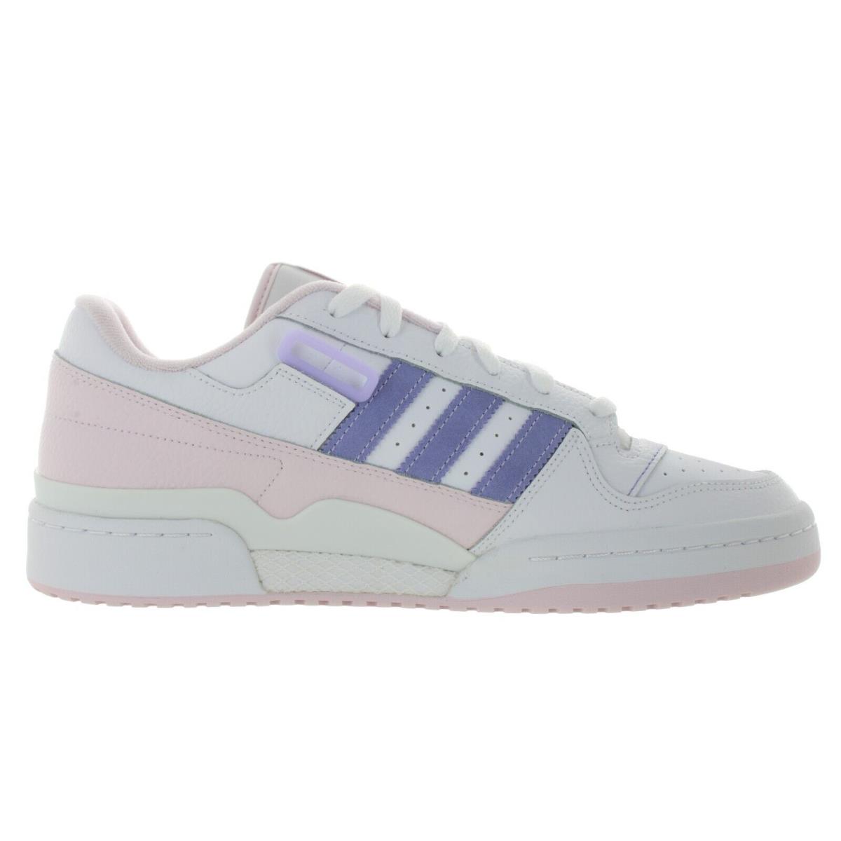 Adidas Men`s Originals Forum Low White - Pink Basketball Shoes Multiple Size - Cloud White, Pink, Lavender Purple