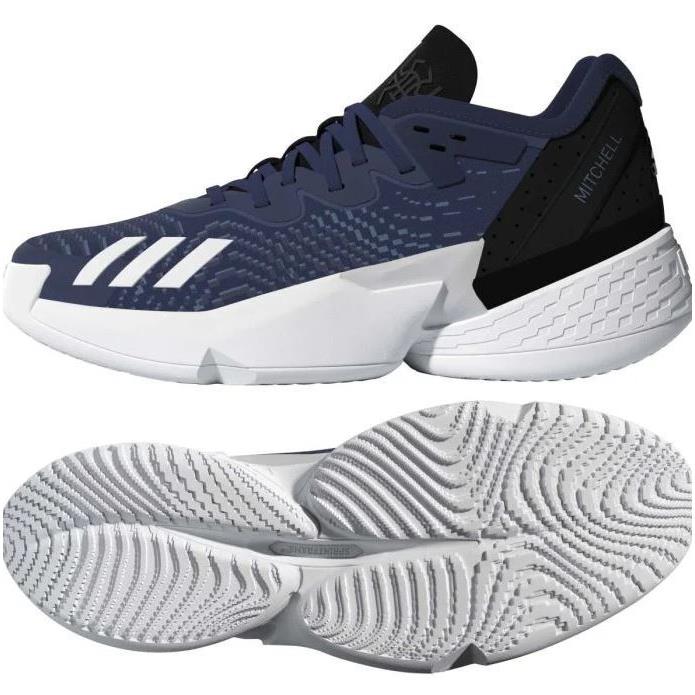 Adult Adidas GY6506 D.o.n. Issue 4 Basketball Navy/white/blk Shoes Sneakers