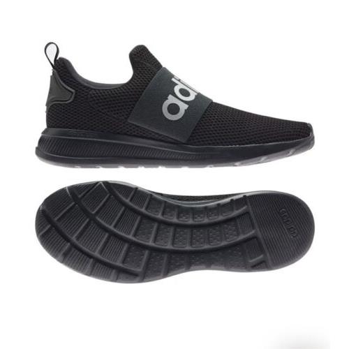 Men Adidas Lite Racer Adapt 4 Slip-on Sneakers Shoes Black /carbon/white GZ2857