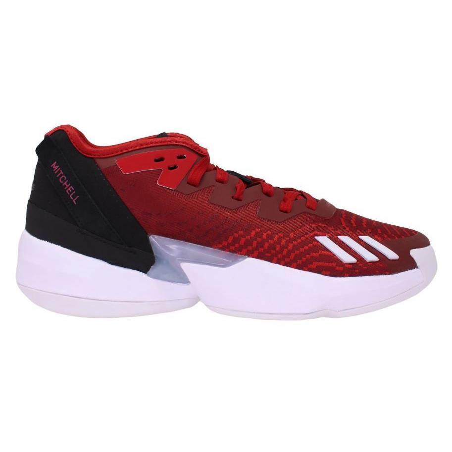 Adult Adidas GGY6507 D.o.n. Issue 4 Basketball Red/black/whte Shoes Sneakers