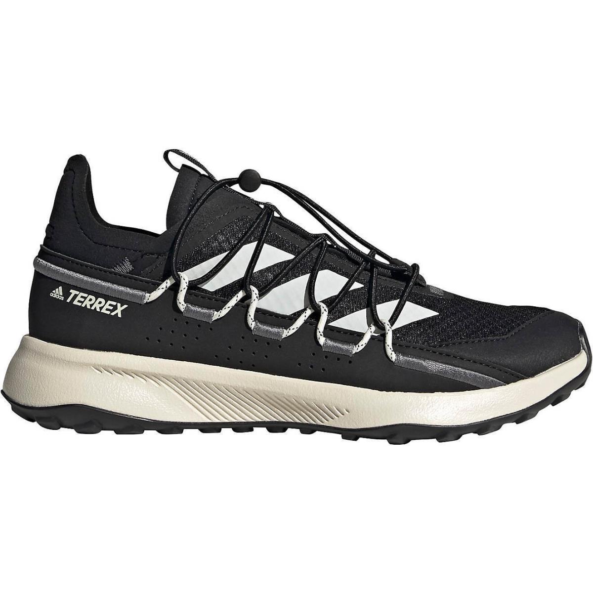 Women Adidas FZ2228 Terrex Voyager 21 W Hiking Black/white/beige Shoes - BLACK/WHITE/BEIGE