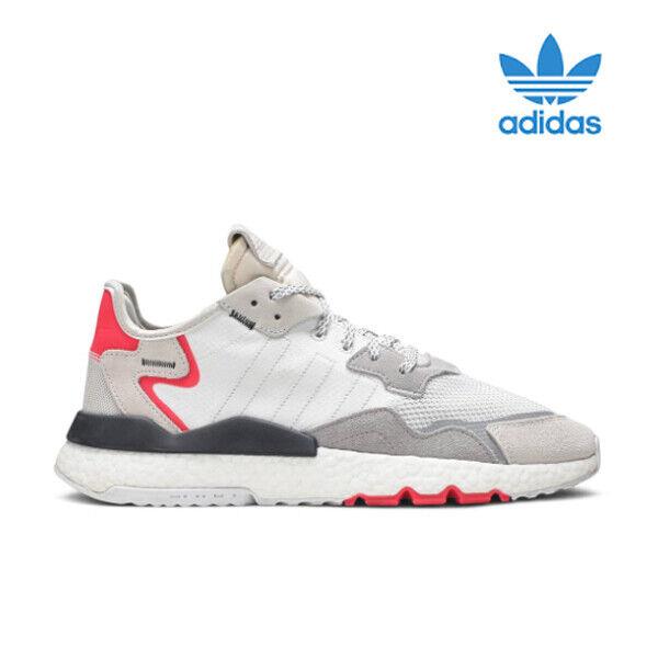 Adidas Nite Jogger White Shock Red F34123 ON Sale - White
