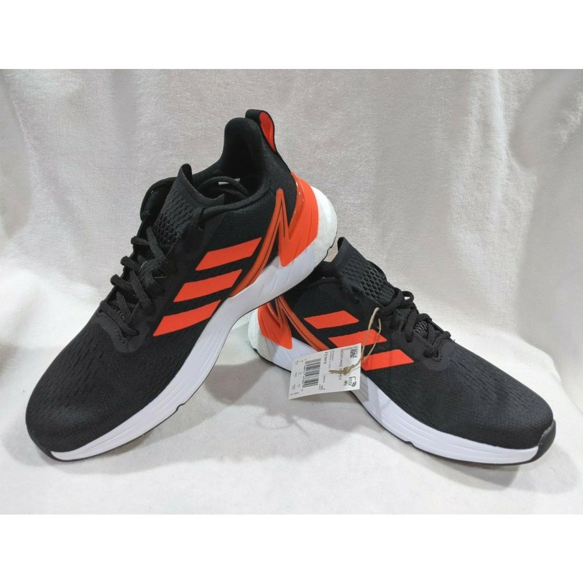 Adidas Men`s Response Super Boost Black/orange Running Shoes-size 8.5 FZ1975