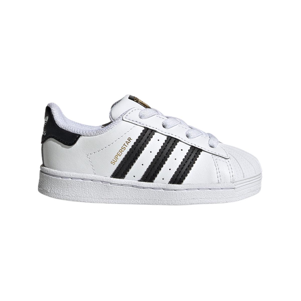 Adidas Toddler Superstar Shoes Cloud White/ Core Black FU7717