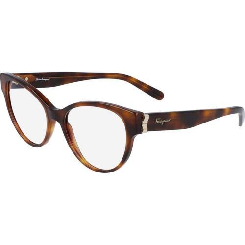 Salvatore Ferragamo SF 2863 214 Tortoise Eyeglasses 53/16/140 with SF Case