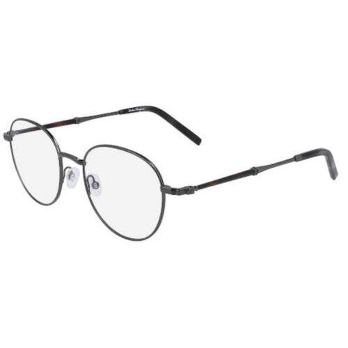 Salvatore Ferragamo SF 2192 015 Shiny Dark Gunmetal Eyeglasses 52/19/150