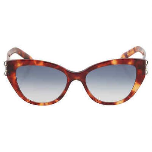 Salvatore Ferragamo Blue Gradient Cat Eye Ladies Sunglasses SF969S 609 54