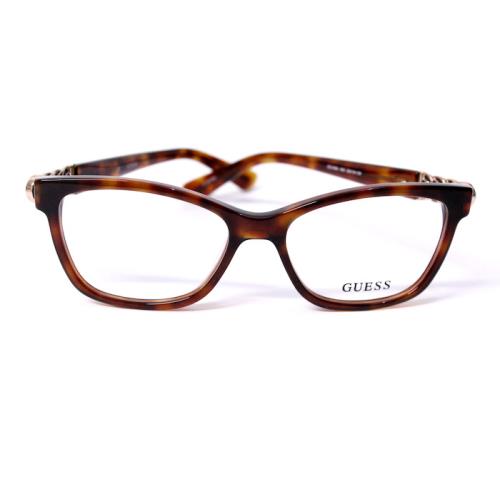 Guess GU2492 052 Havana Eyeglasses Size: 52 - 16 - 135