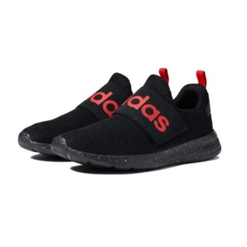 Adidas Lite Racer Adapt 4.0 Men`s Running Shoe Black Red Athletic Sneaker GY8579 - Red