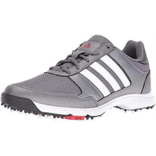 Adidas Men`s Tech Response Golf Shoe Iron Metallic/white 7 W US