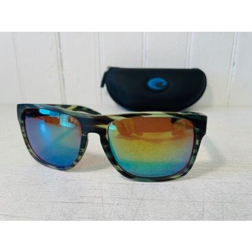 Costa Del Mar Spearo XL Matte Reef w Polarized Green Mirror 580P Glass Lens