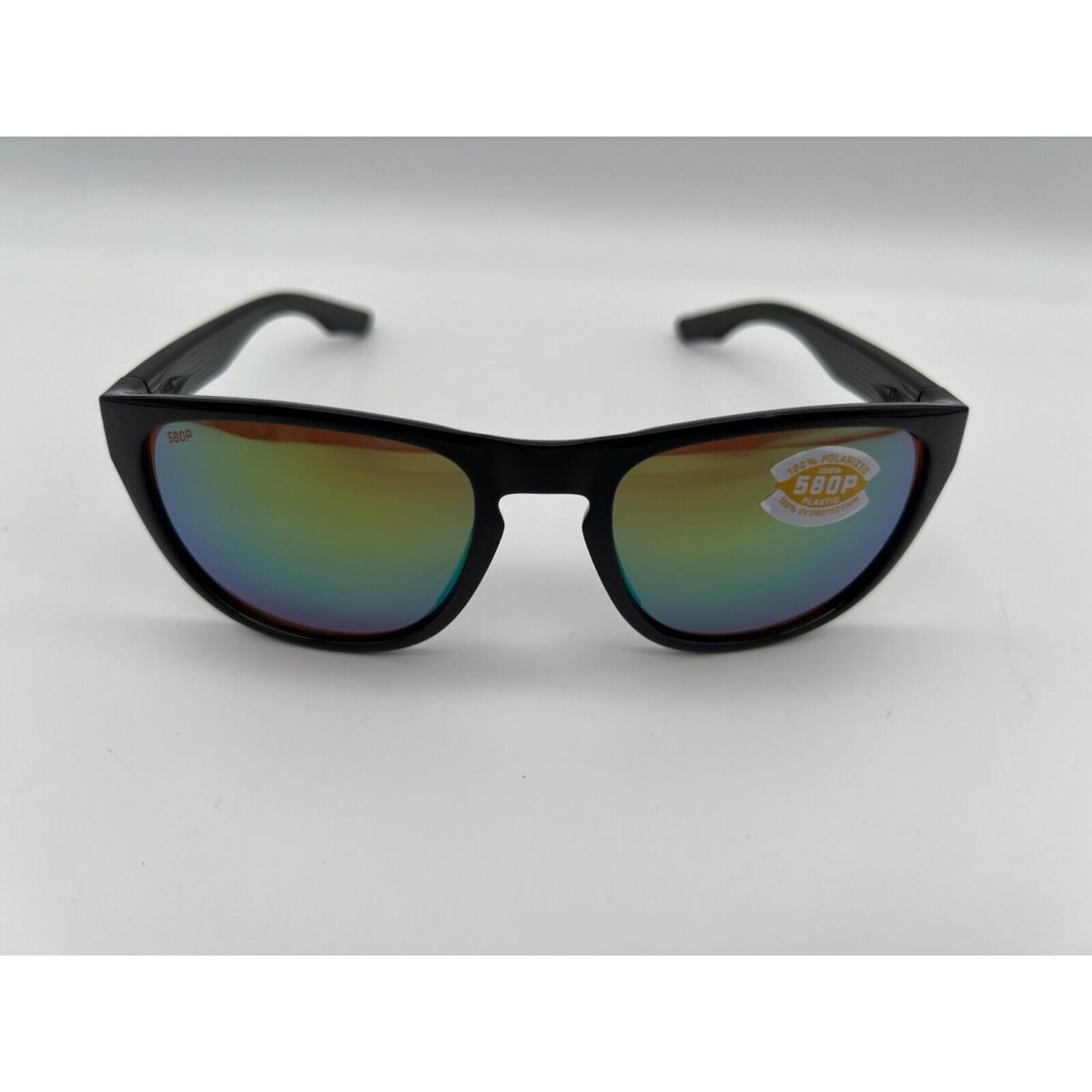 Costa Del Mar Irie Polarized Sunglasses Black / Green Mirror 580P