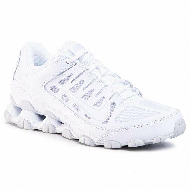 no Box Nike Reax 8 TR Men`s Cross Training Shoes White Platinum 7.5