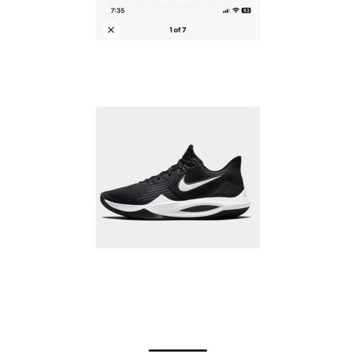 Nike shoes Precision - Black/WHITE-anthracite 11
