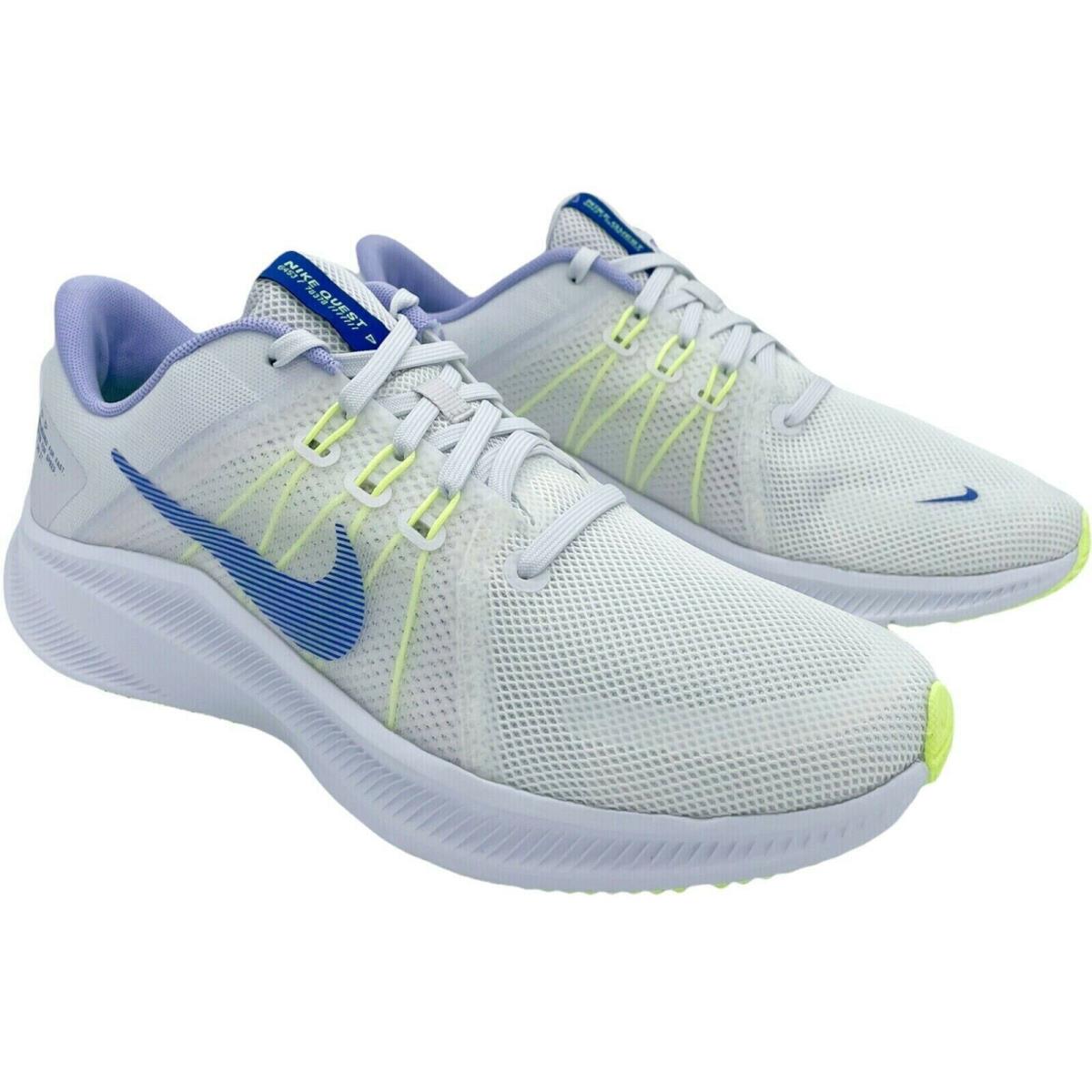 Nike Quest 4 Summit White Women`s Running Sneakers - White