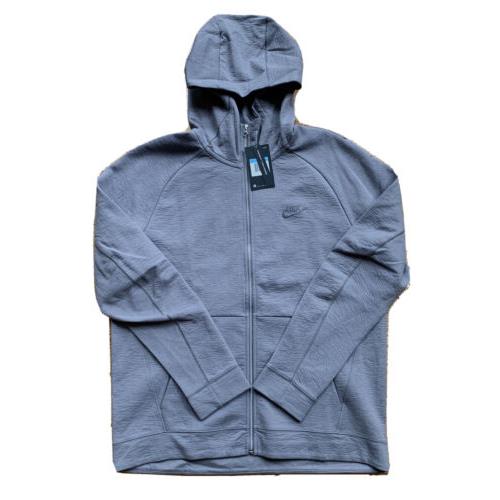 Nike Sportswear Tech Pack Full Zip Hooded Gray Jacket AR3186-056 Men Size M